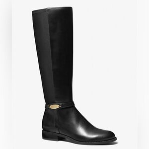 MICHAEL Michael Kors Finley Women's Black Riding Boots size 5.5 New